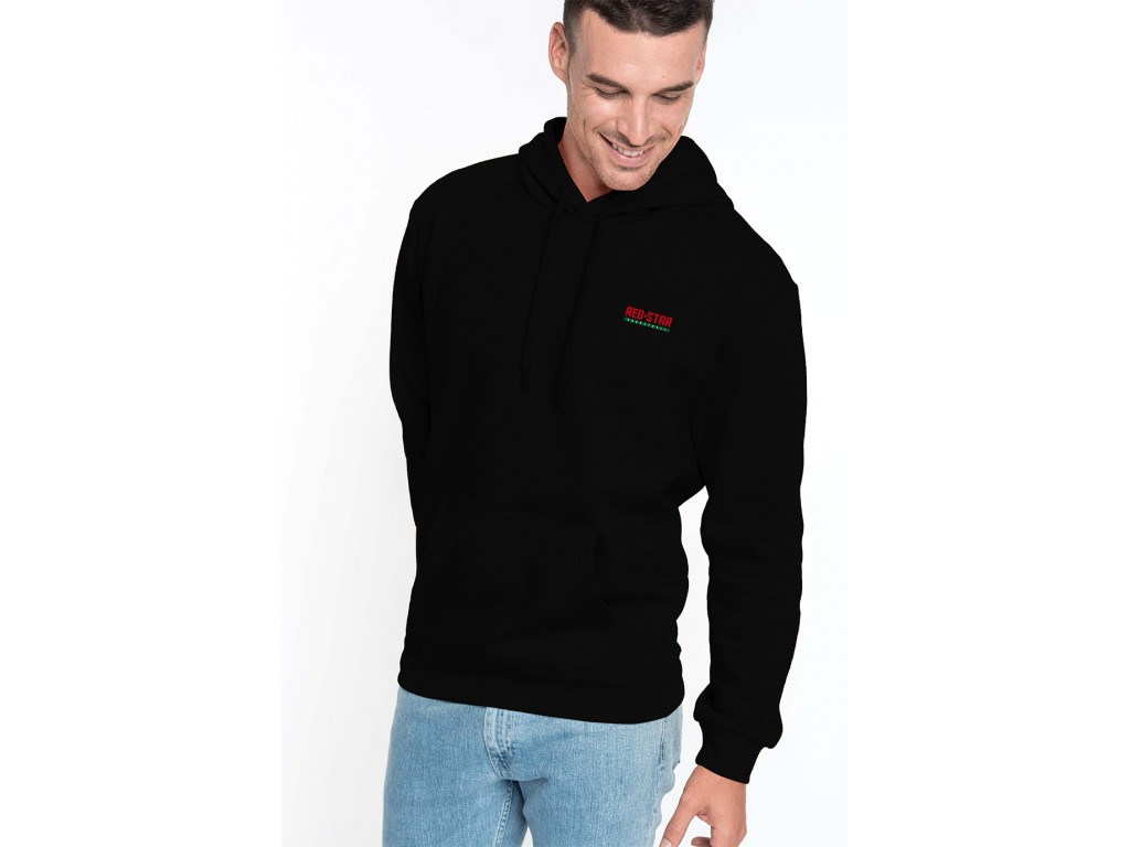 Sweat Capuche homme Red Star Basketball noir