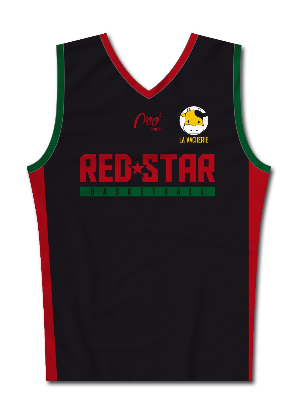Débardeur basket enfant 2023-2024 Red Star Basketball face
