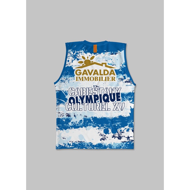 Débardeur Beach COC Rugby XV EDR 2023-2024 dos