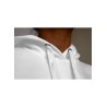 Sweatshirt unisexe Crochet emilance blanc détails