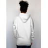 Sweatshirt unisexe Crochet Emilance blanc dos