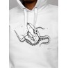 Sweatshirt capuche unisexe blanc Emilance Banana Bolt zoom