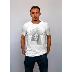 Tshirt homme blanc Lou Praha Enthéogène