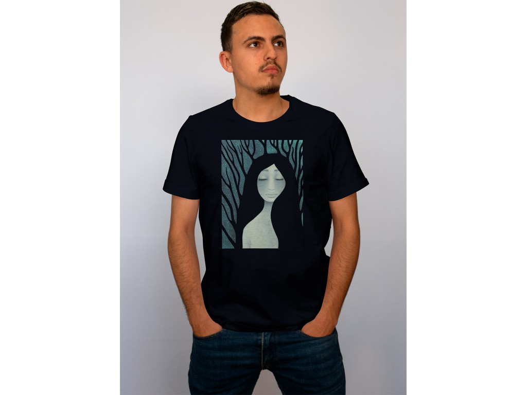 Tshirt homme marine Lou Praha Prâna