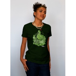 Tshirt femme forest green MIKZ Pigeon 3