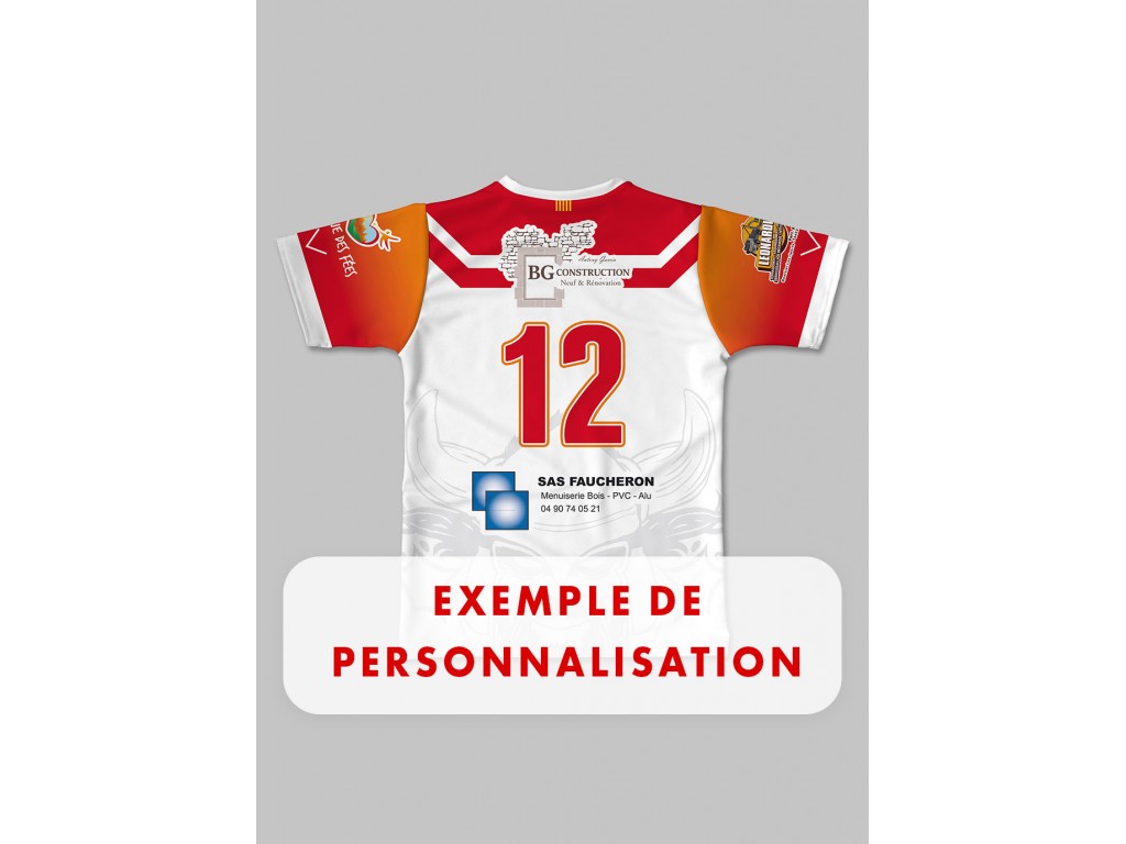 Maillot réplica US APT XIII 2024-2025dos exemple de personnalisation