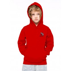 Sweat capuche enfant US Apt XIII rouge