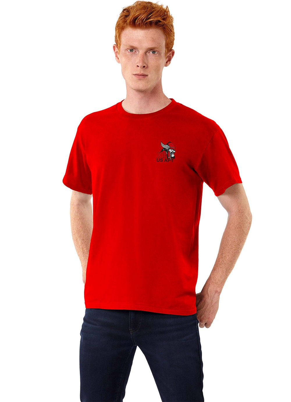 Tshirt homme US Apt XIII rouge