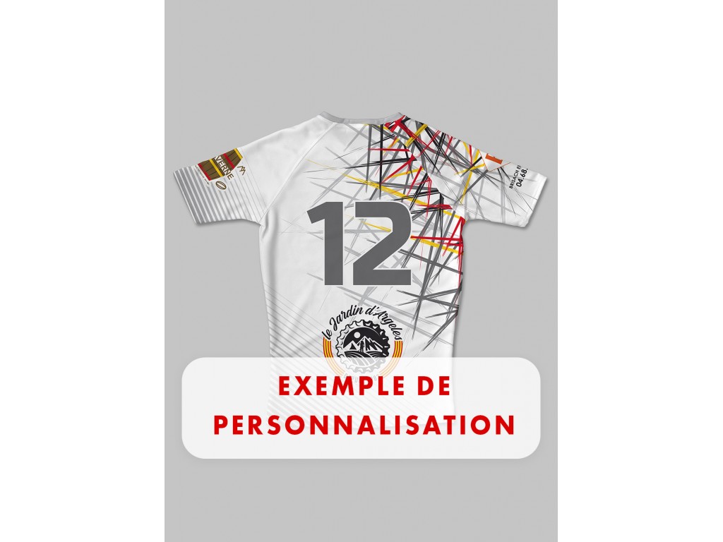 Maillot de match Seniors 2024-2025 Seven Gats exemple de personnalisation