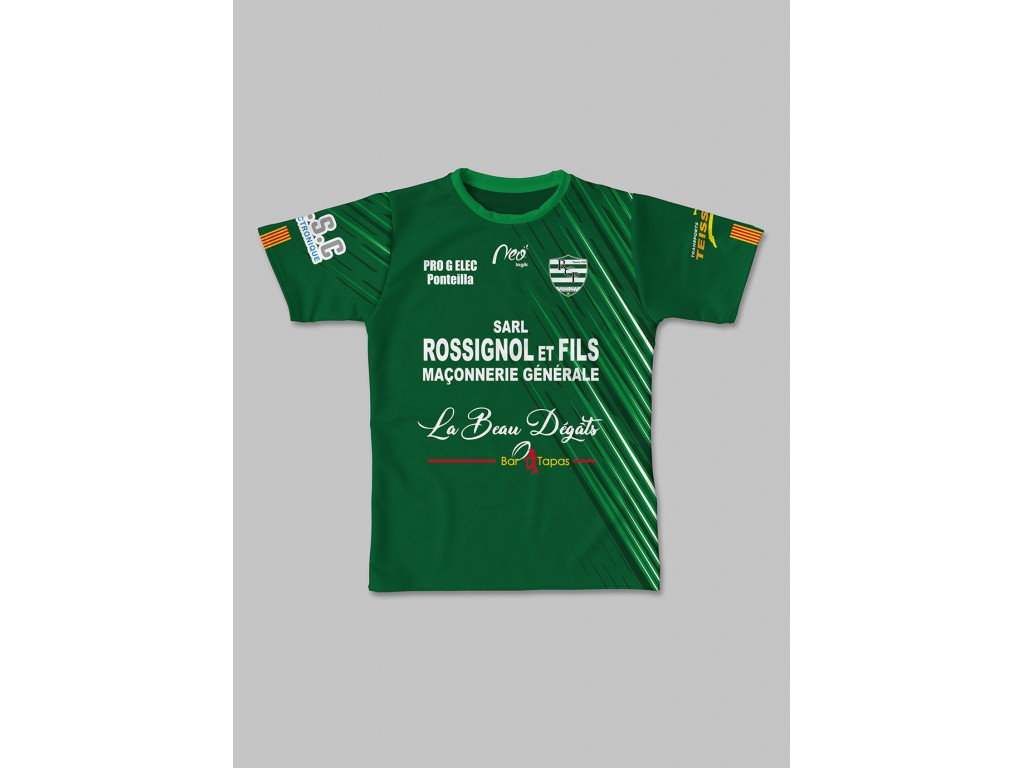 Maillot de match 2024-2025 RC Ponteilla face