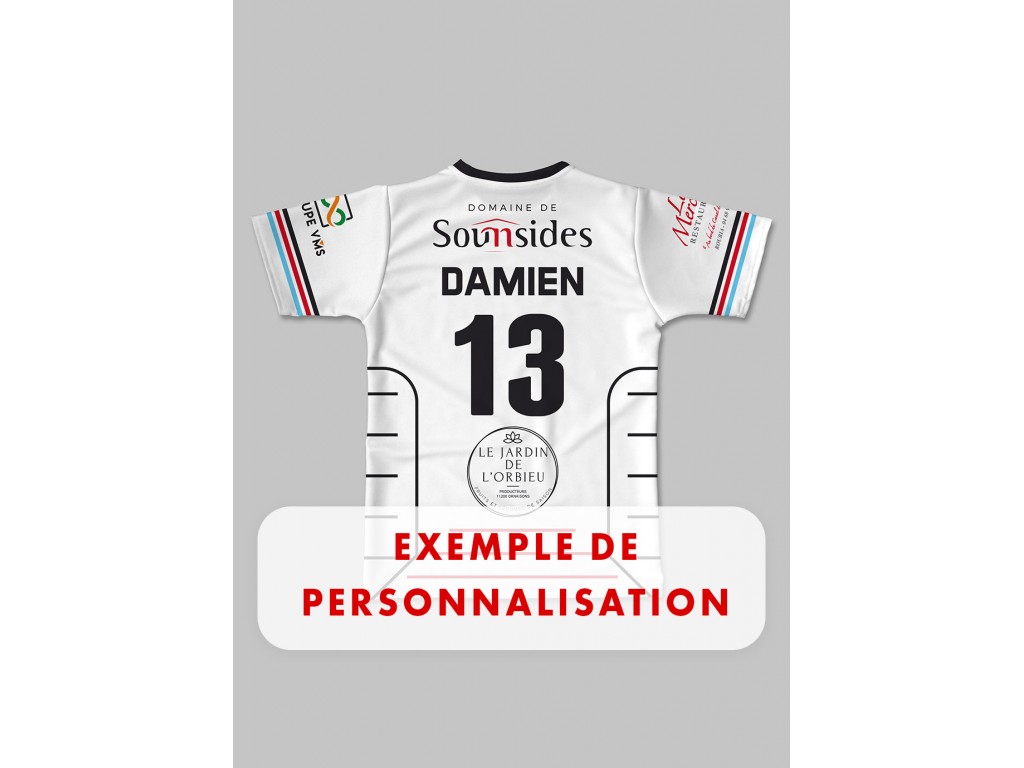 Maillot réplica 2024-2025 Val XIII exemple de personnalisation