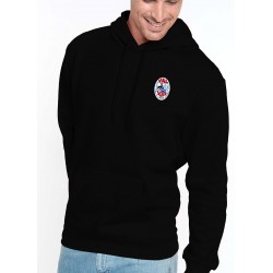 Sweat capuche homme Val XIII noir