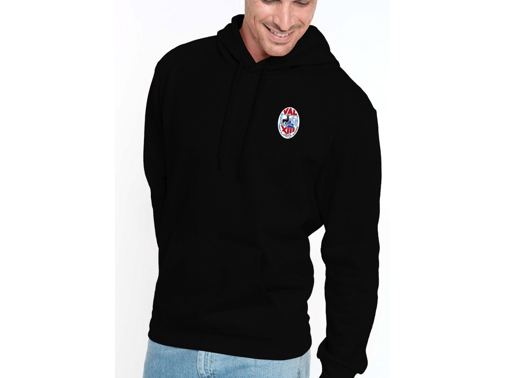 Sweat capuche homme Val XIII noir