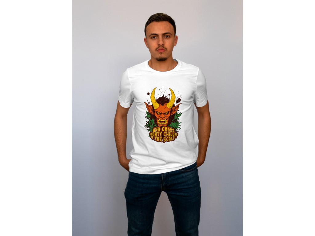 Tshirt homme blanc Gifts Ungiven Krampus