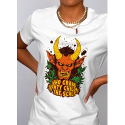 Tshirt femme blanc Gifts Ungiven Krampus zoom