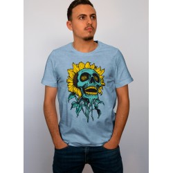 Tshirt homme skyblue Gifts Ungiven Sunflower