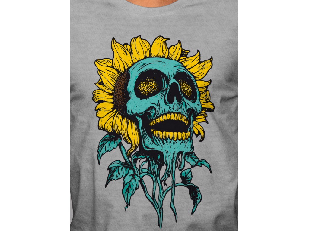 Tshirt homme oxford grey Gifts Ungiven Sunflower zoom