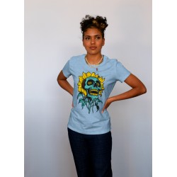 Tshirt femme skyblue Gifts Ungiven Sunflower