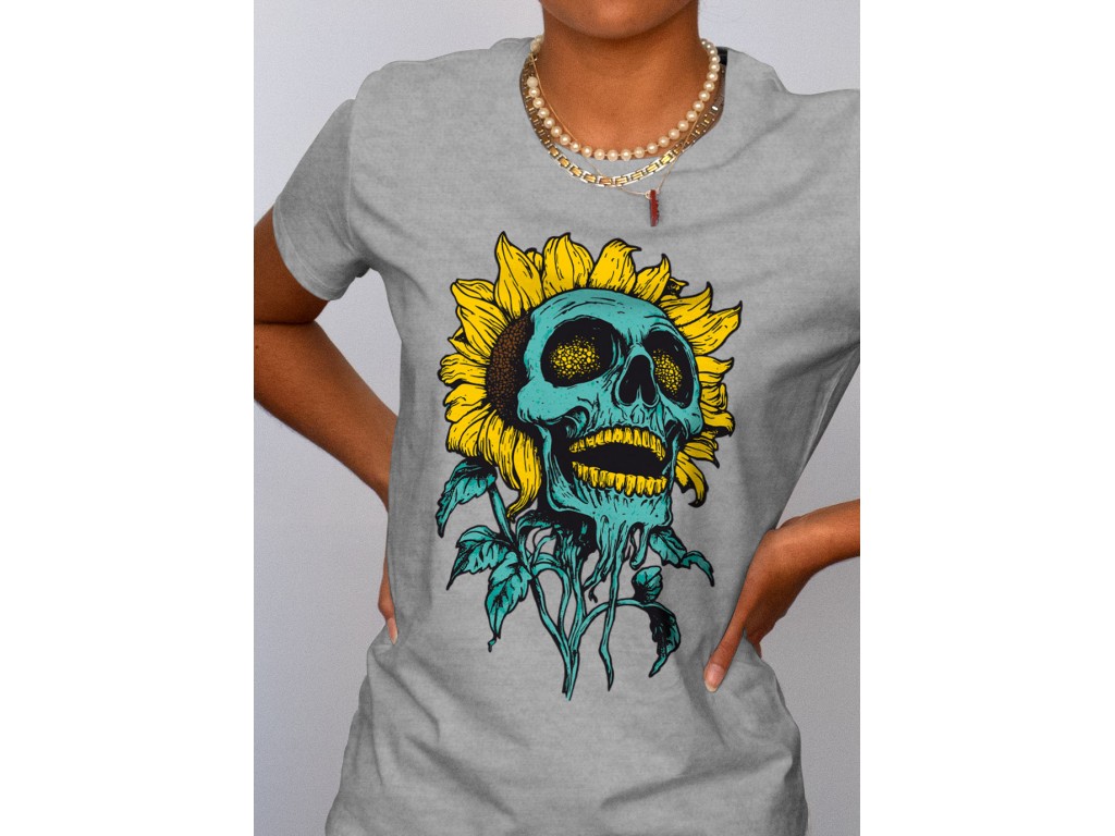 Tshirt emme oxford grey Gifts Ungiven Sunflower zoom