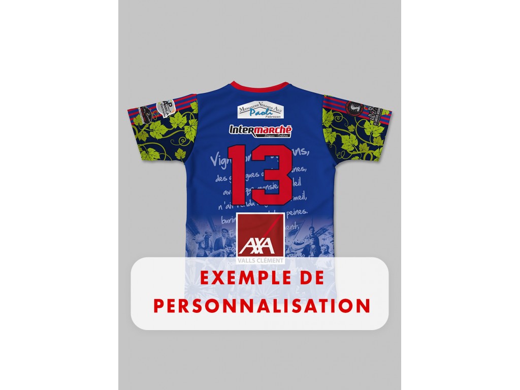 Maillot réplica US Ferrals 2024-2025 dos exemple de personnalisation