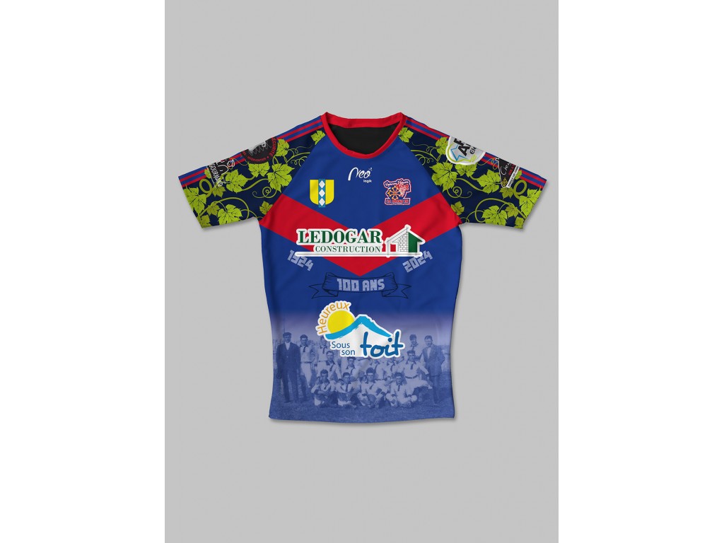 Maillot High Ground Ferrals XIII 2024-2025 face