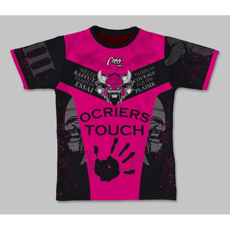 Maillot Touch 2025-2026 rose face