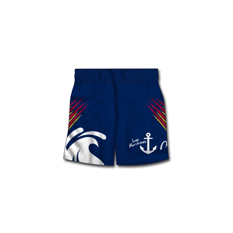 Short de match 2023-2024 Barcarès XIII EDR dos