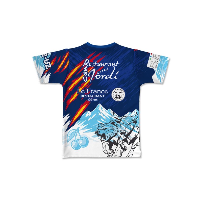 Maillot de match 2025-2026 Ecole de rugby du Vallespir dos