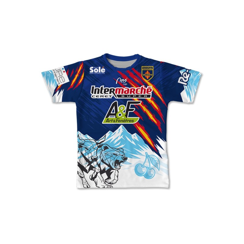 Maillot réplica 2025-2026 Ecole du rugby du Vallespir face
