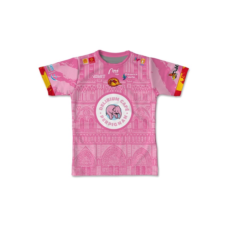 Maillot réplica 2025-2026 rose handi dragons face
