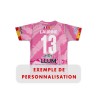 Maillot de match 2025-2026 rose handi dragons dos numero prenom