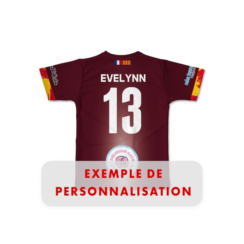 Maillot réplica 2025-2026 bordeau handi dragons