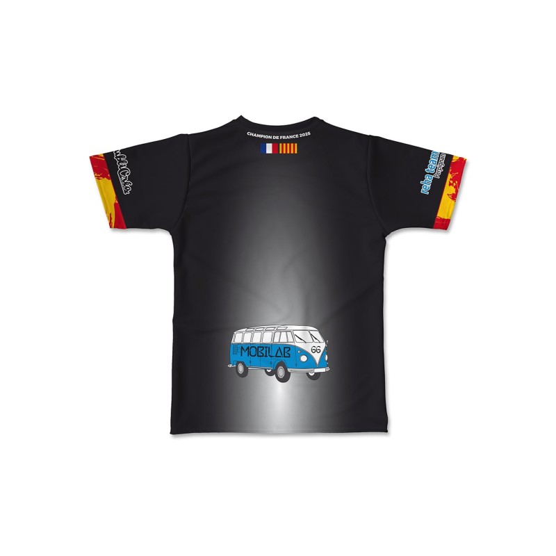 Maillot de match 2025-2026 noir handi dragons dos