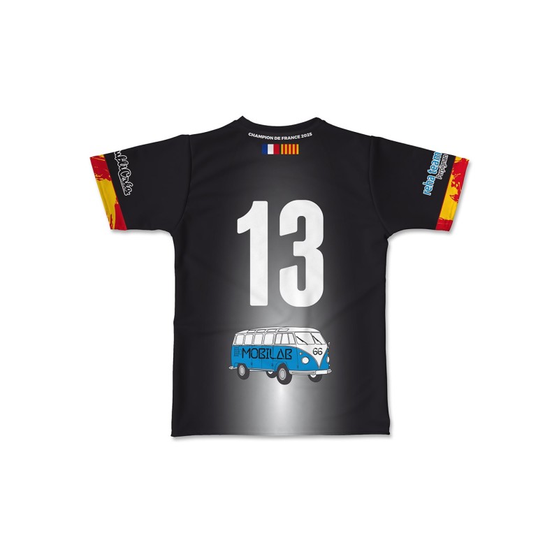 Maillot réplica 2025-2026 handi dragons noir numero