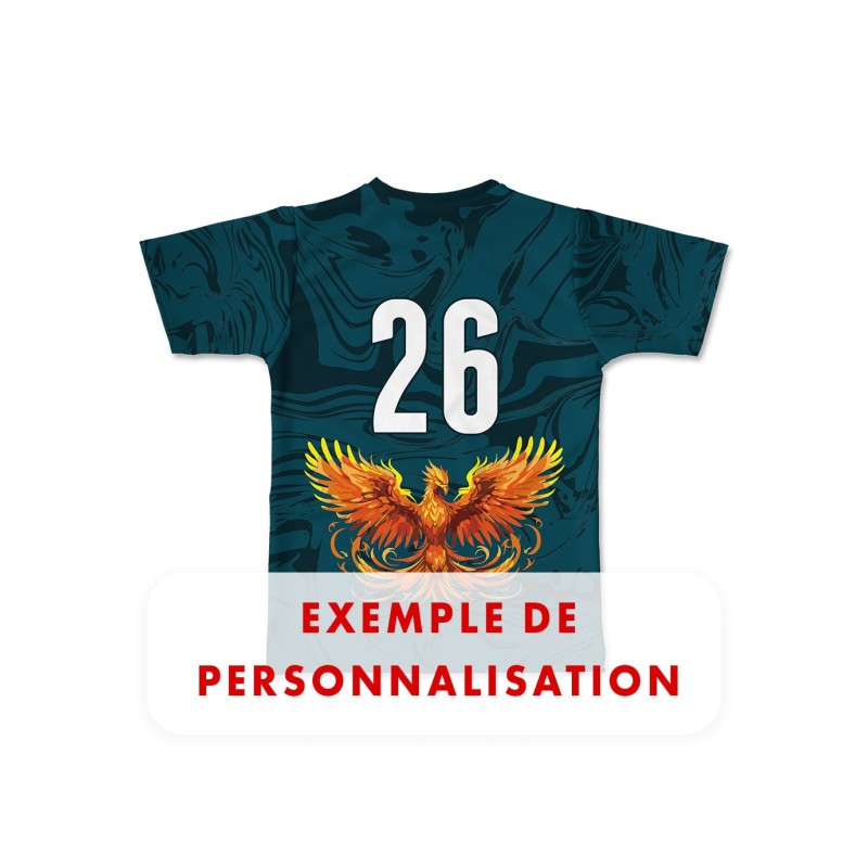 Maillot de match 2025-2026 ERA XIII Sorède (entente rugby albères) dos numero