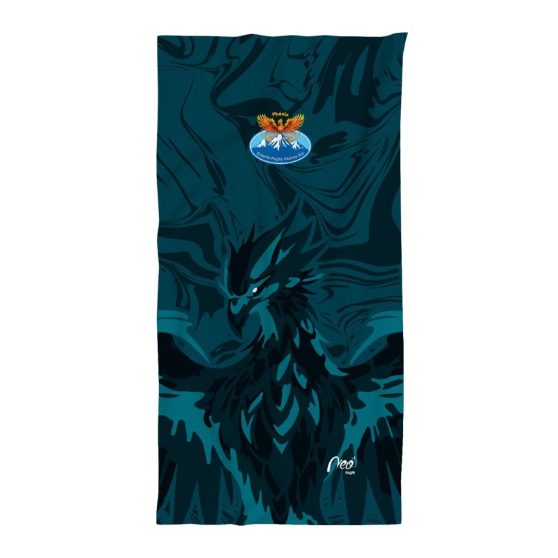 Serviette de plage Entente Rugby Albere XIII face