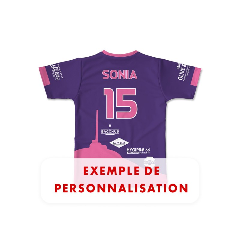 Maillot de match 2024-2025 forca xv prenom