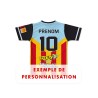 Maillot réplica 2025-2026 SCR XV dos exemple de personnalisation prenom