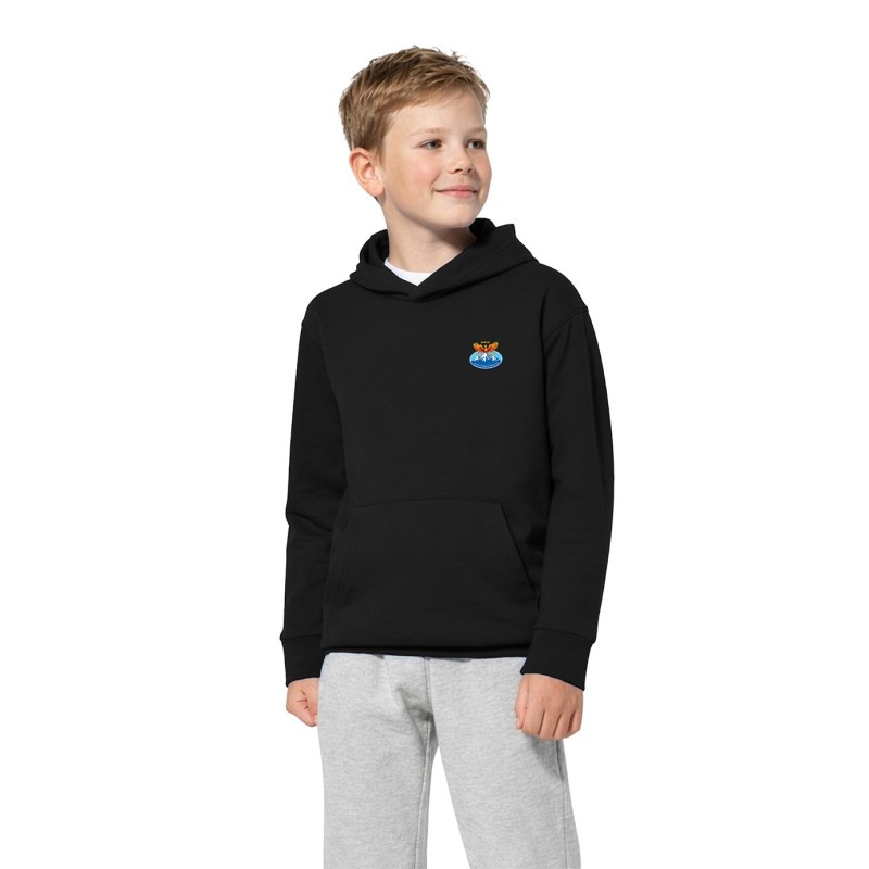 Sweat capuche enfant entente rugby alberes xiii noir