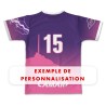 Maillot de match 2025-2026 forca xv dos numero