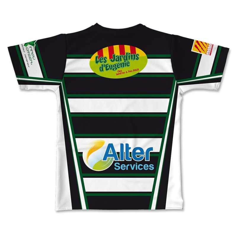Maillot réplica 2019-2020 Académie des Geckos Catalans dos