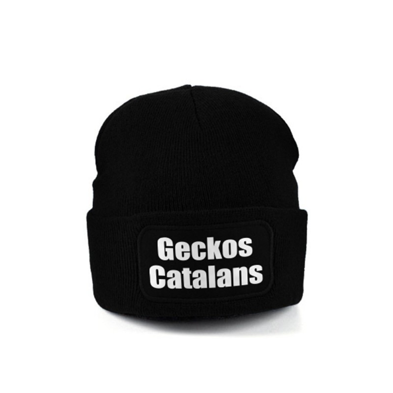 Bonnet Beechfield patch Académie des Geckos Catalans