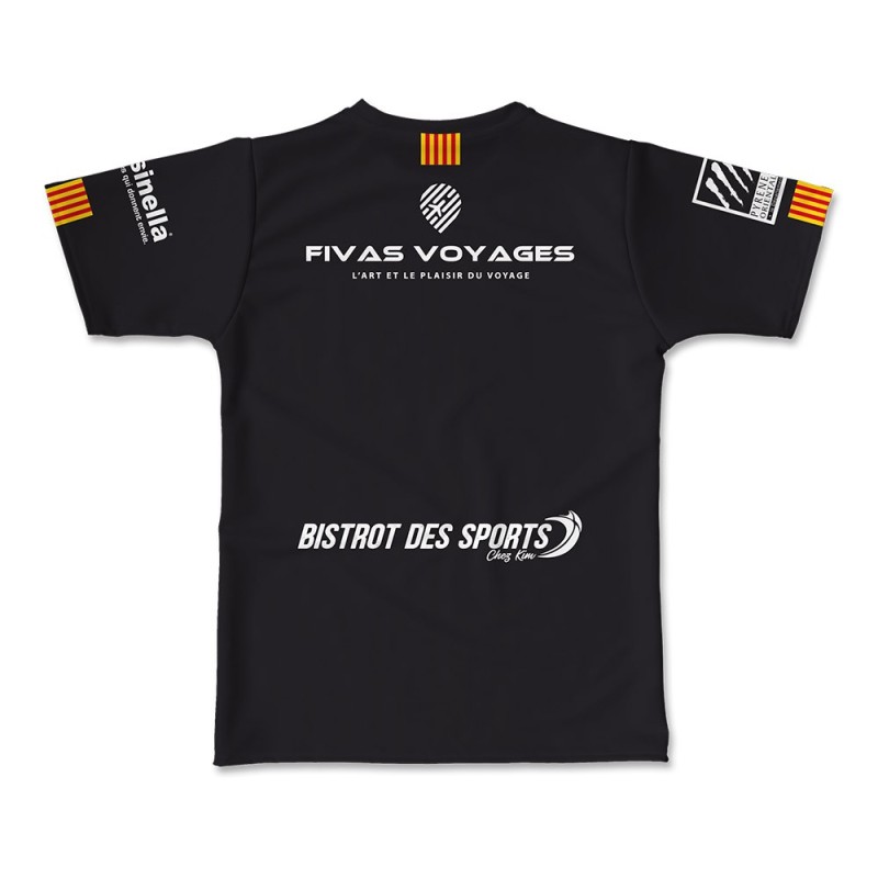 Maillot réplica 2022-2023 Académie des Geckos Catalans dos