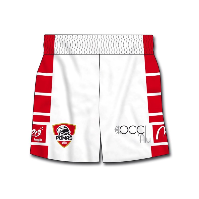 Short de match 2019-2020 AS Pomas XIII face