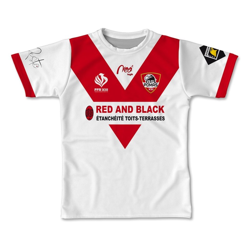 Maillot réplica 2019-2020 AS Pomas XIII face