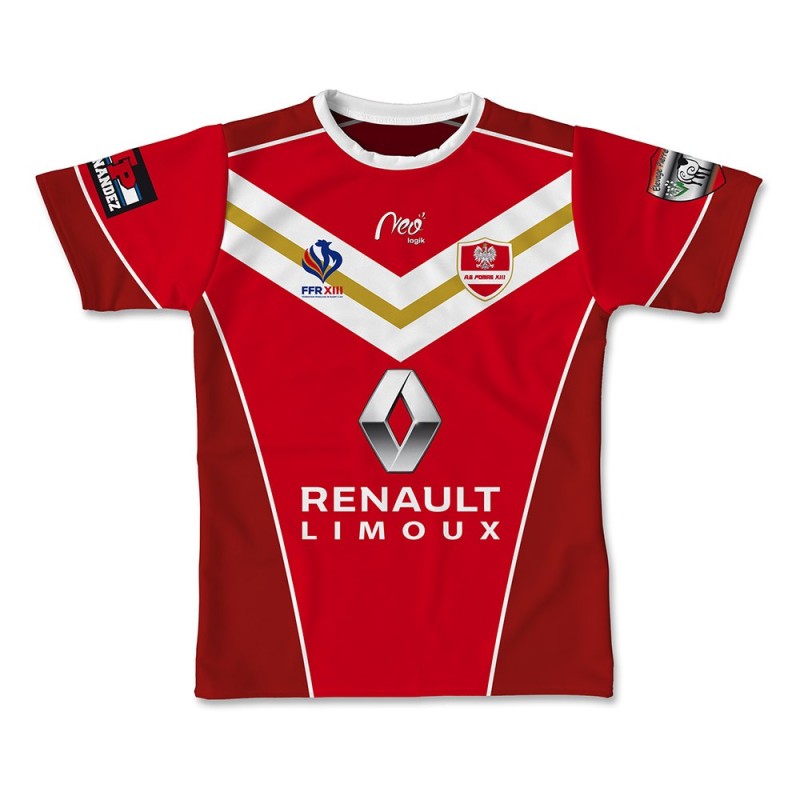 Maillot réplica 2017-2018 AS Pomas XIII face