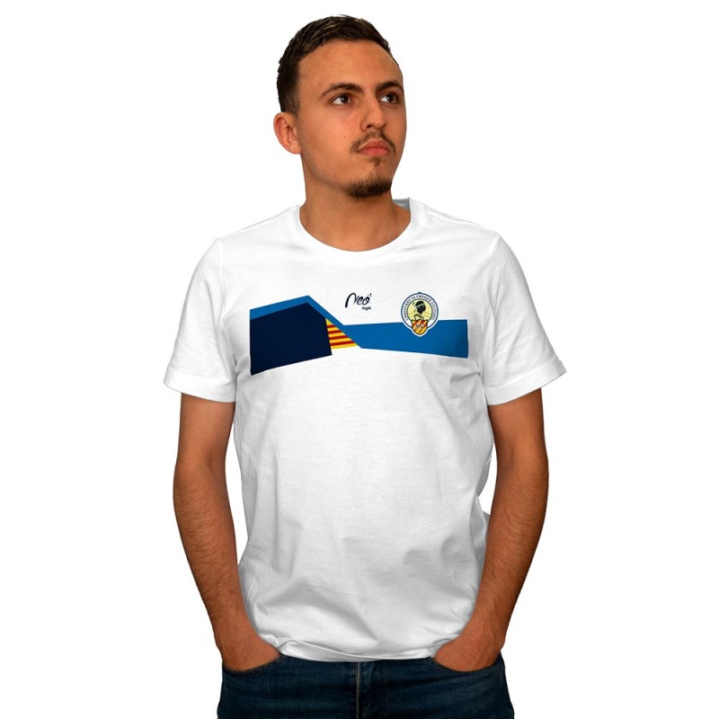Tshirt homme Razzle catalan Association des Joueurs du COC XV blanc