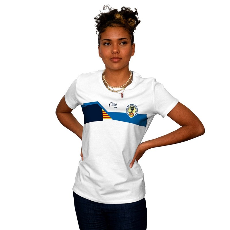 Tshirt femme Razzle catalan Association des Joueurs du COC XV blanc