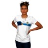 Tshirt femme Razzle catalan Association des Joueurs du COC XV blanc