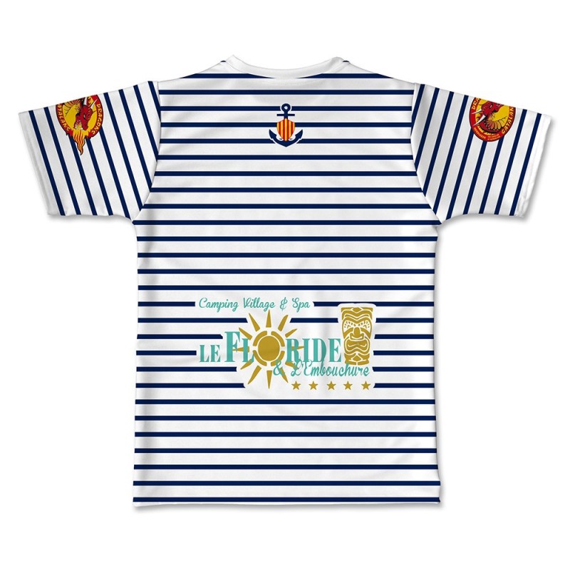 Maillot de réplica Barcarès XIII EDR U13 2019-2020 dos